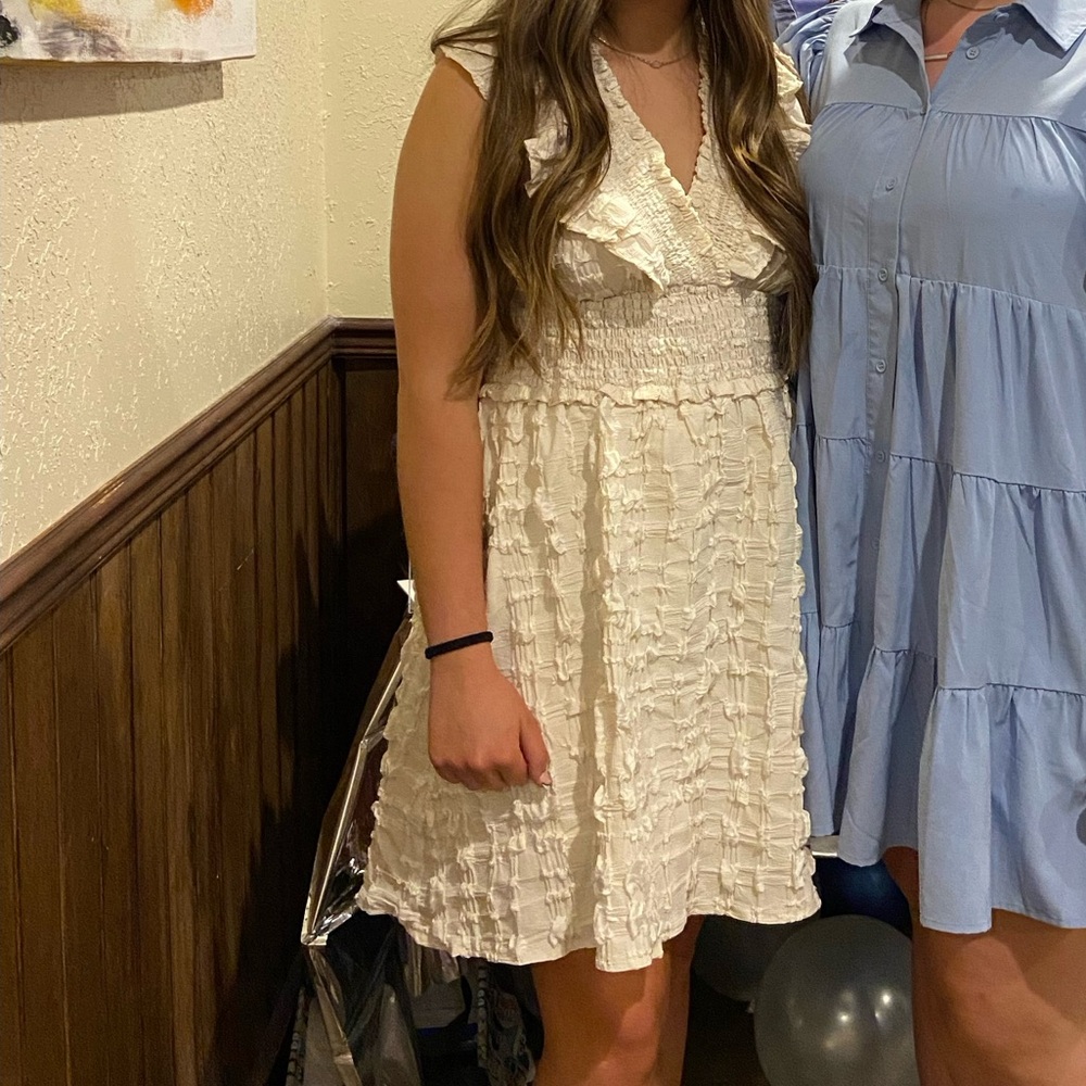 Charming Cream Women’s Dress